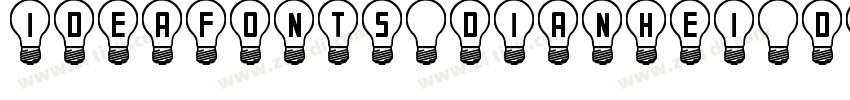 IdeaFonts DianHei DE字体转换